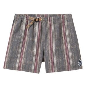 Prana Striped Gray Multicolor Men's Shorts